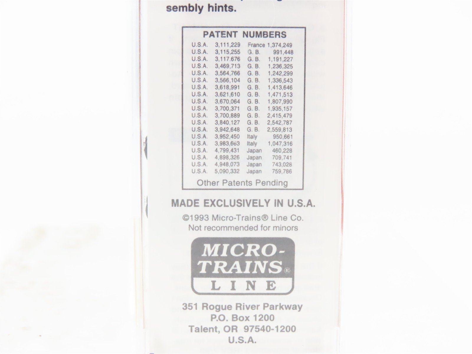 N Scale Micro-Trains MTL 23200 GN Great Northern 