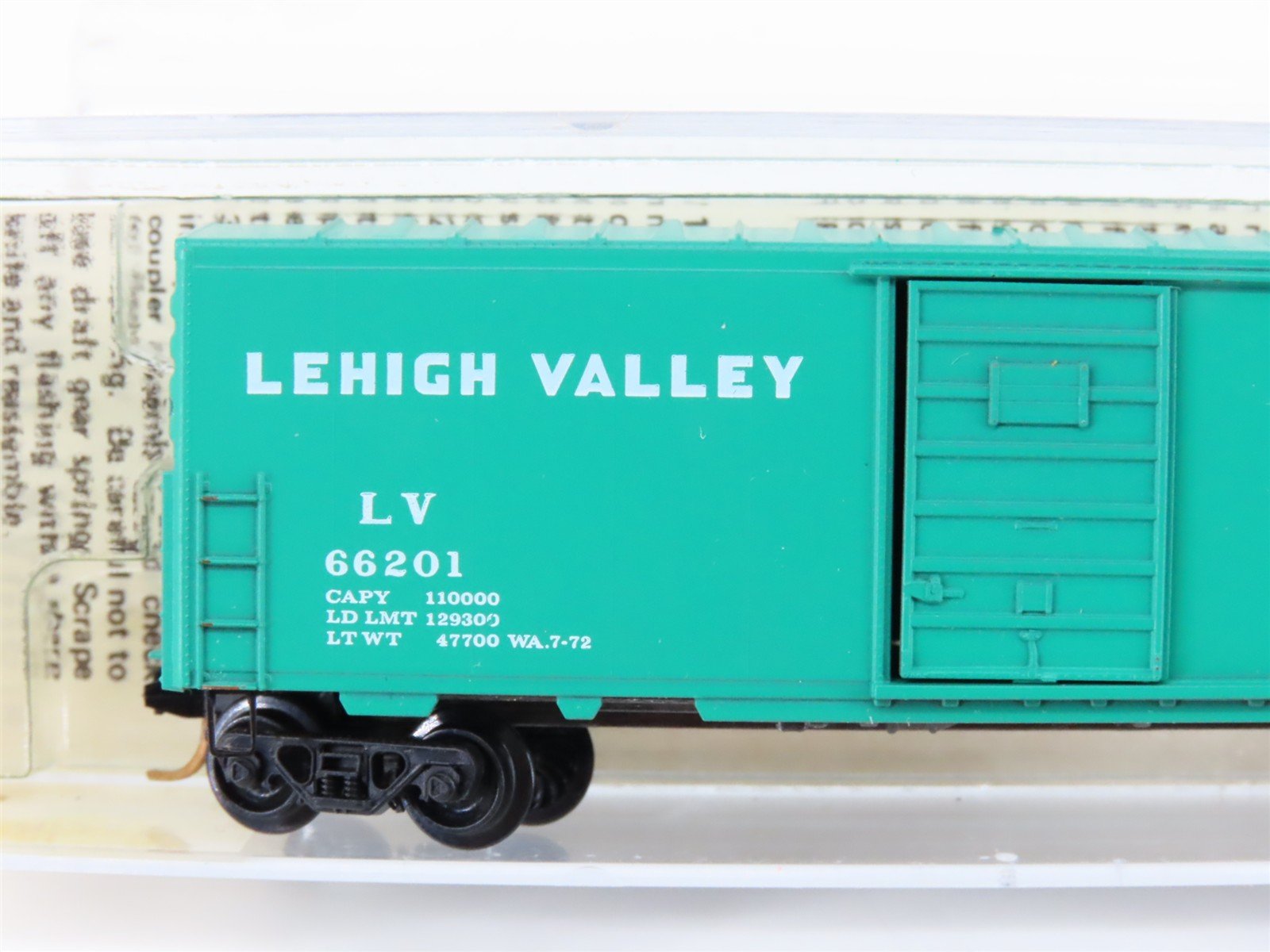 N Scale Kadee Micro-Trains MTL 24020 LV Lehigh Valley 40' Box Car #66201