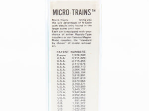 N Scale Kadee Micro-Trains MTL 24020 LV Lehigh Valley 40' Box Car #66201