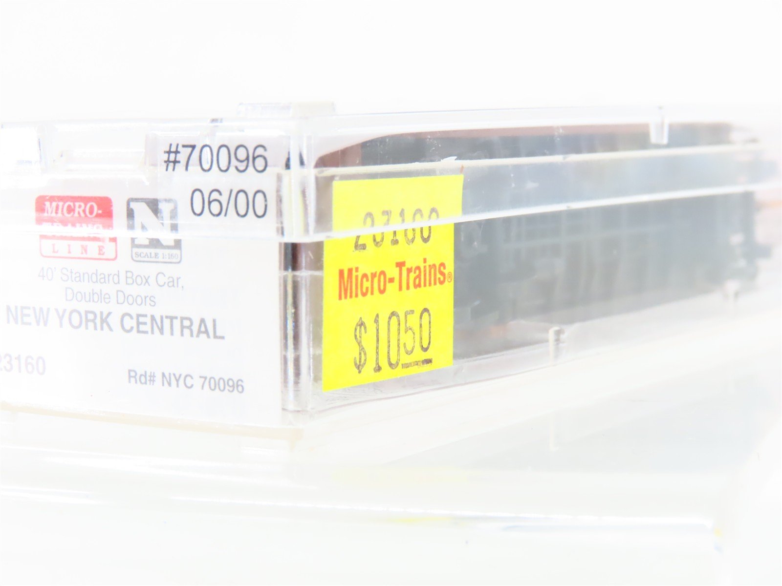 N Scale Micro-Trains MTL 23160 NYC New York Central 40' Automobile Boxcar #70096