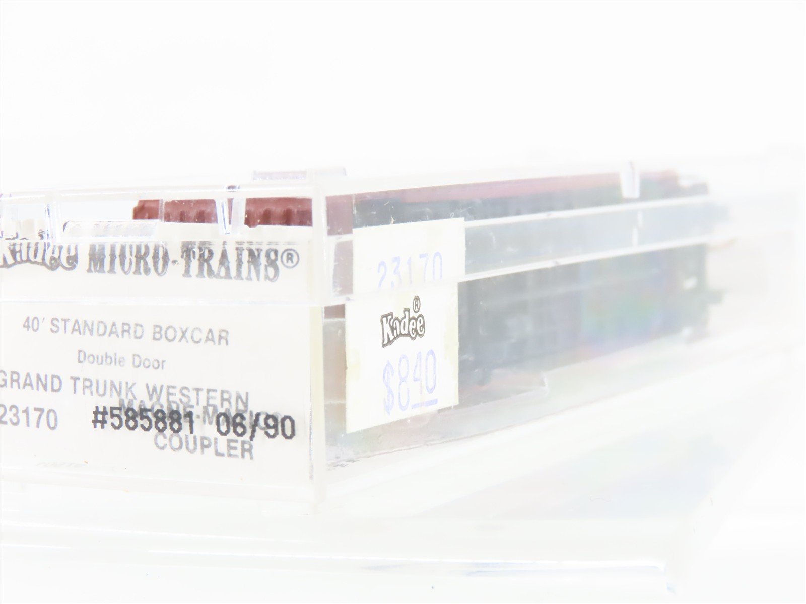 N Scale Kadee Micro-Trains MTL 23170 GTW Grand Trunk Western 40' Box Car #585881