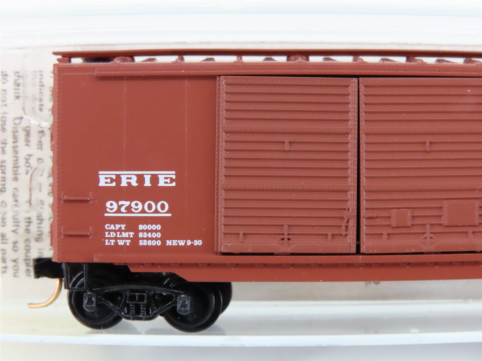 N Scale Kadee Micro-Trains MTL 23120 Erie Railroad 40' Automobile Box Car #97900