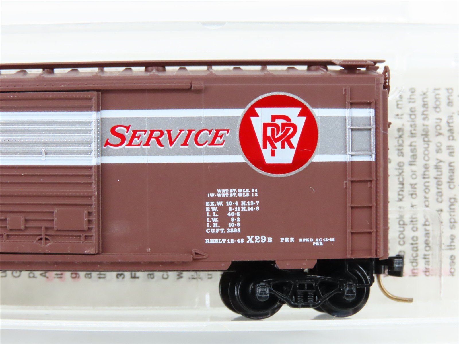 N Micro-Trains MTL 20066 PRR Pennsylvania Merchandise Service 40' Box Car #30902