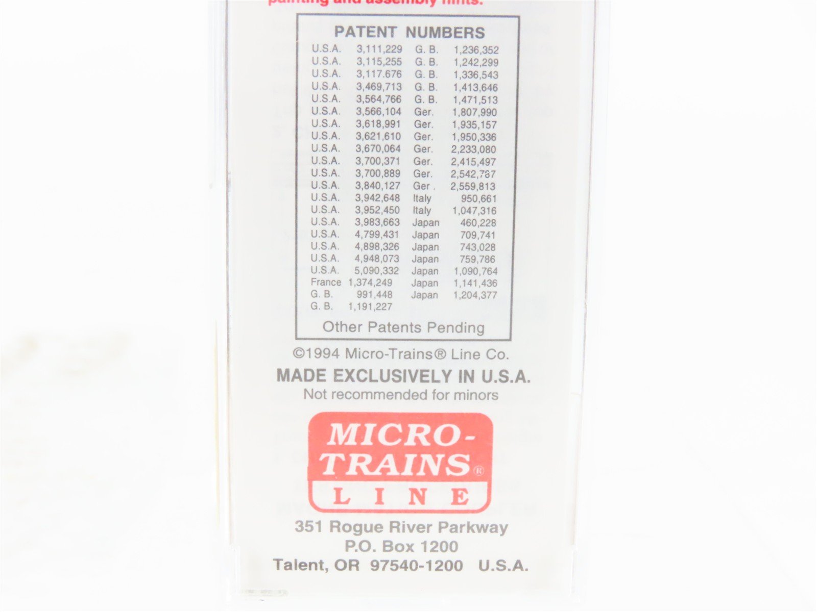 N Micro-Trains MTL 20066 PRR Pennsylvania Merchandise Service 40' Box Car #30902