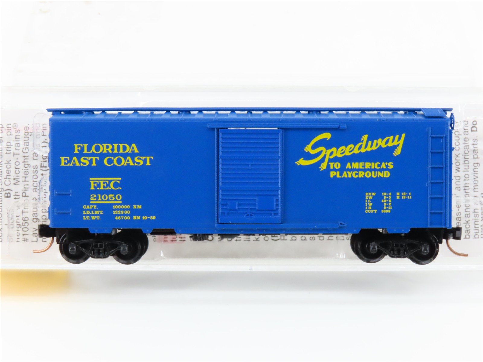 N Micro-Trains MTL 20096 FEC Florida East Coast 