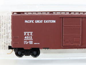 N Scale Kadee Micro-Trains MTL 20970 PGE Pacific Great Eastern 40' Box Car #4012