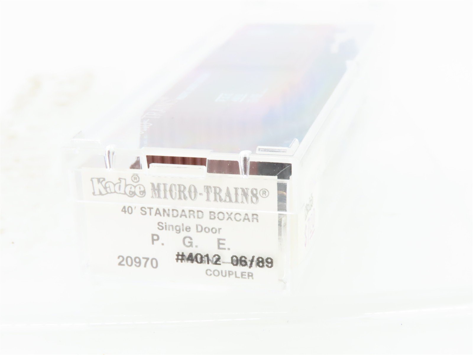 N Scale Kadee Micro-Trains MTL 20970 PGE Pacific Great Eastern 40' Box Car #4012