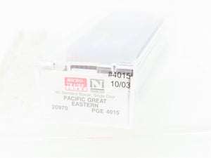 N Scale Micro-Trains MTL 20970 PGE Pacific Great Eastern 40' Box Car #4015