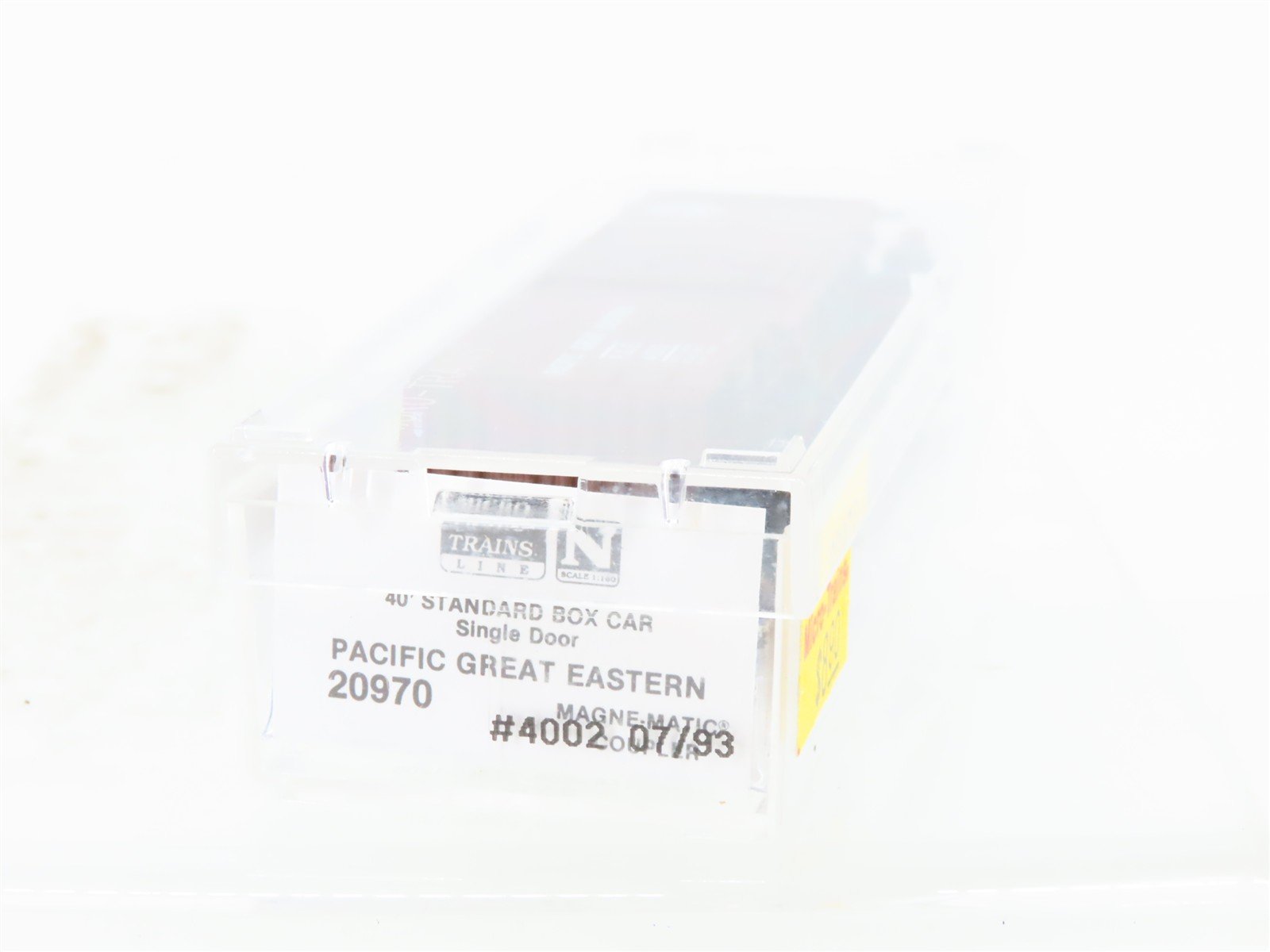 N Scale Micro-Trains MTL 20970 PGE Pacific Great Eastern 40' Box Car #4022