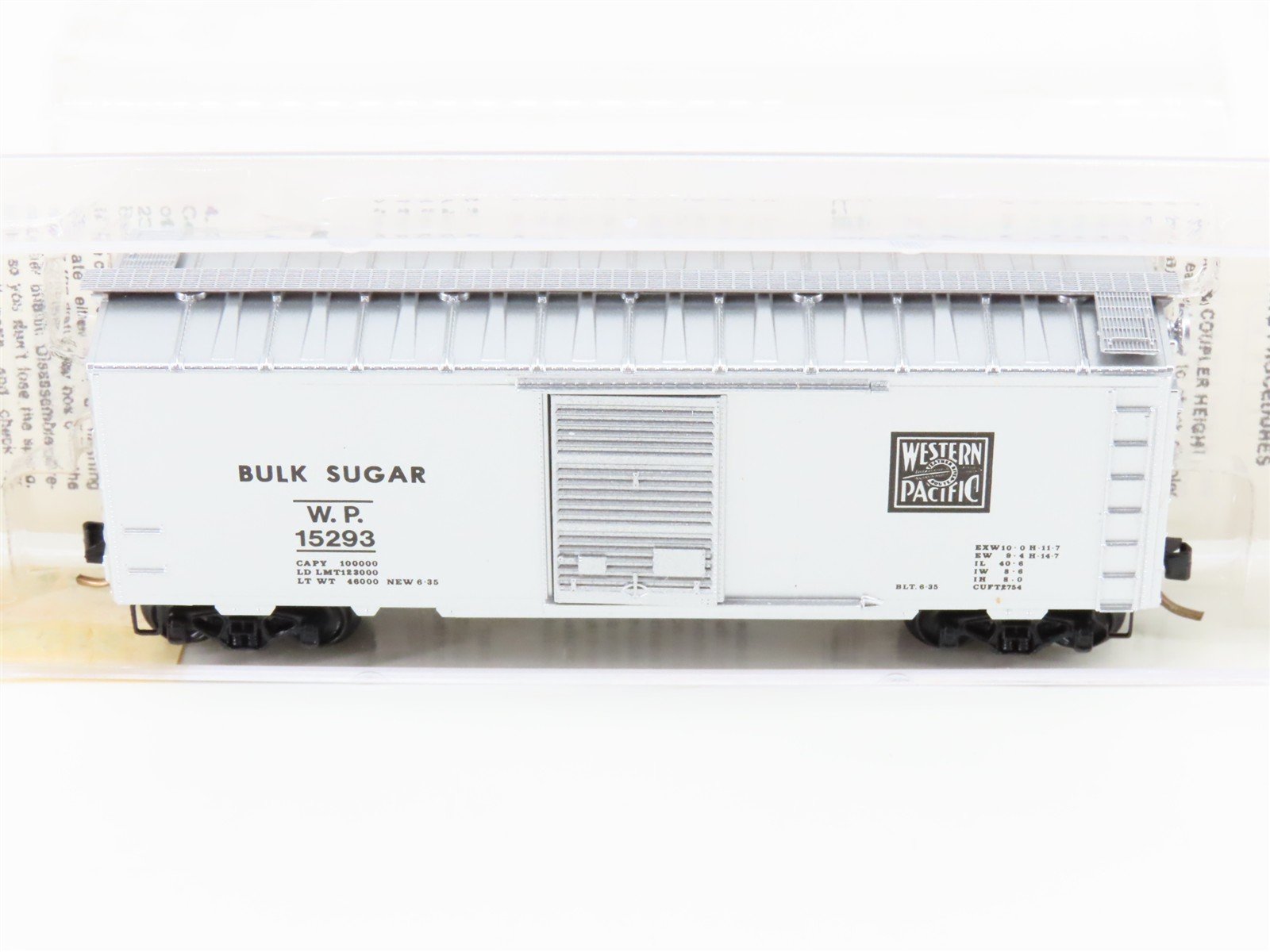 N Micro-Trains MTL 20076 WP Feather River Route Bulk Sugar 40' Box Car #15293