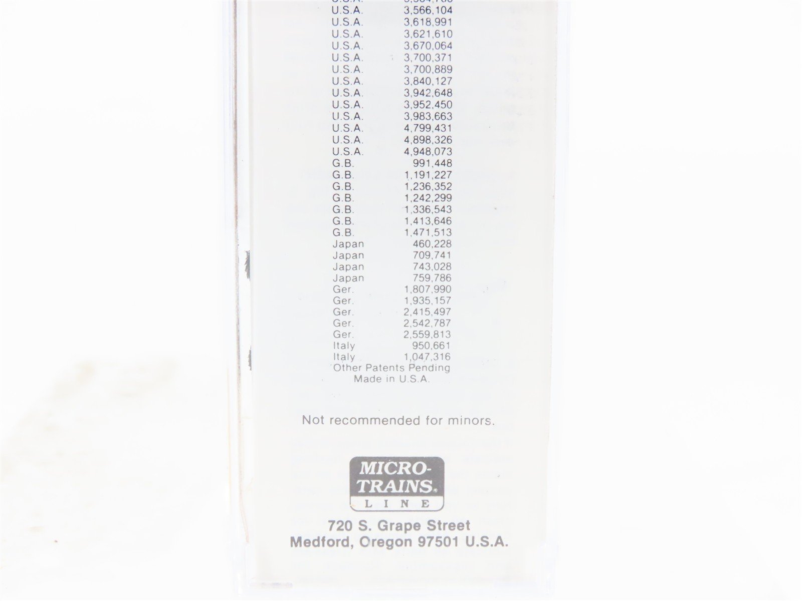 N Micro-Trains MTL 20076 WP Feather River Route Bulk Sugar 40' Box Car #15293