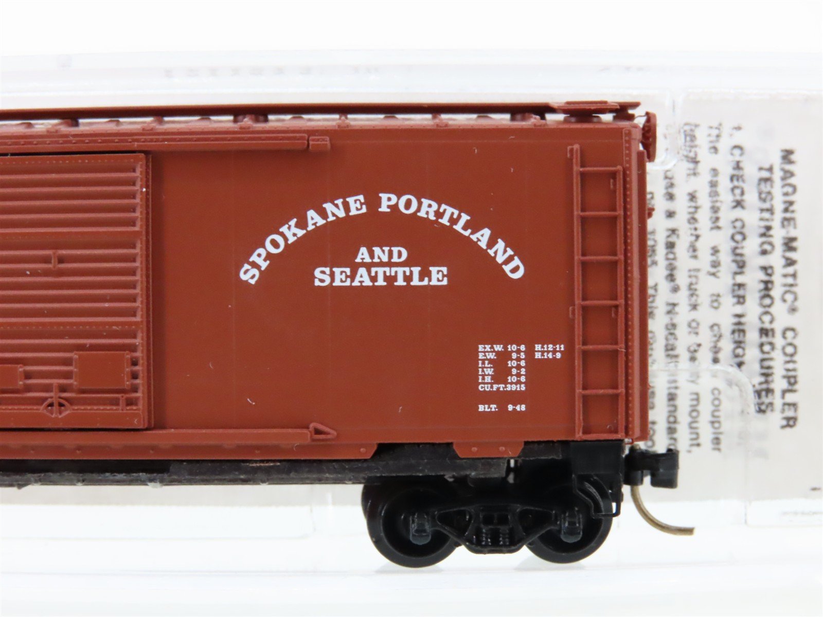 N Kadee Micro-Trains MTL 20990 SPS Spokane Portland & Seattle 40' Box Car #12139