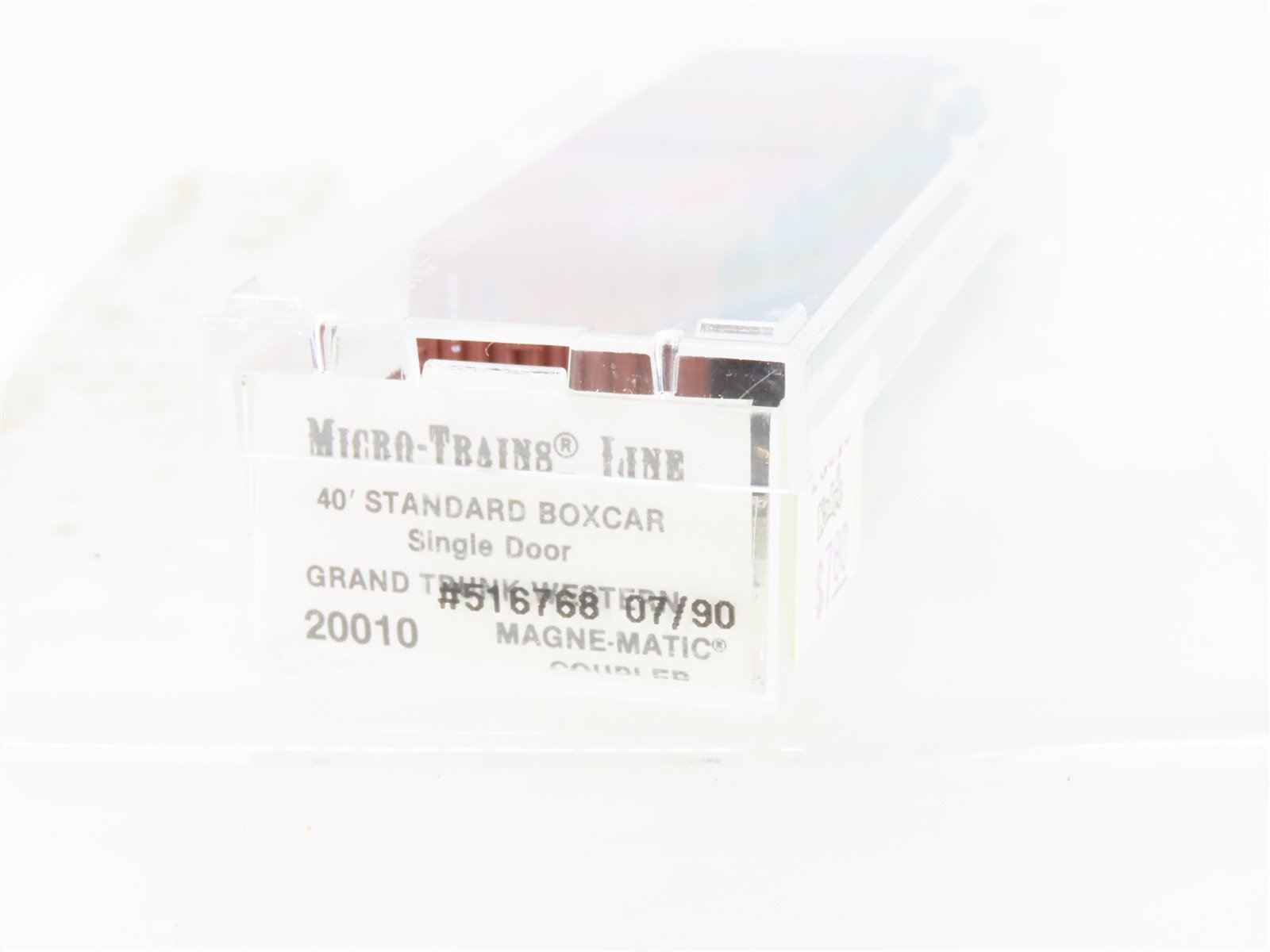 N Kadee Micro-Trains MTL 20010 GTW Grand Trunk Western 40' Box Car #516768
