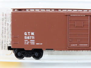 N Scale Micro-Trains MTL 20010 GTW Grand Trunk Western 40' Box Car #516771