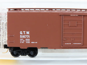N Scale Micro-Trains MTL 20010 GTW Grand Trunk Western 40' Box Car #516771