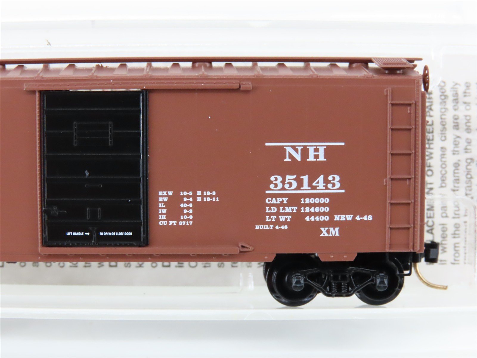 N Micro-Trains MTL 20029 NH New York, New Haven & Hartford 40' Box Car #35143