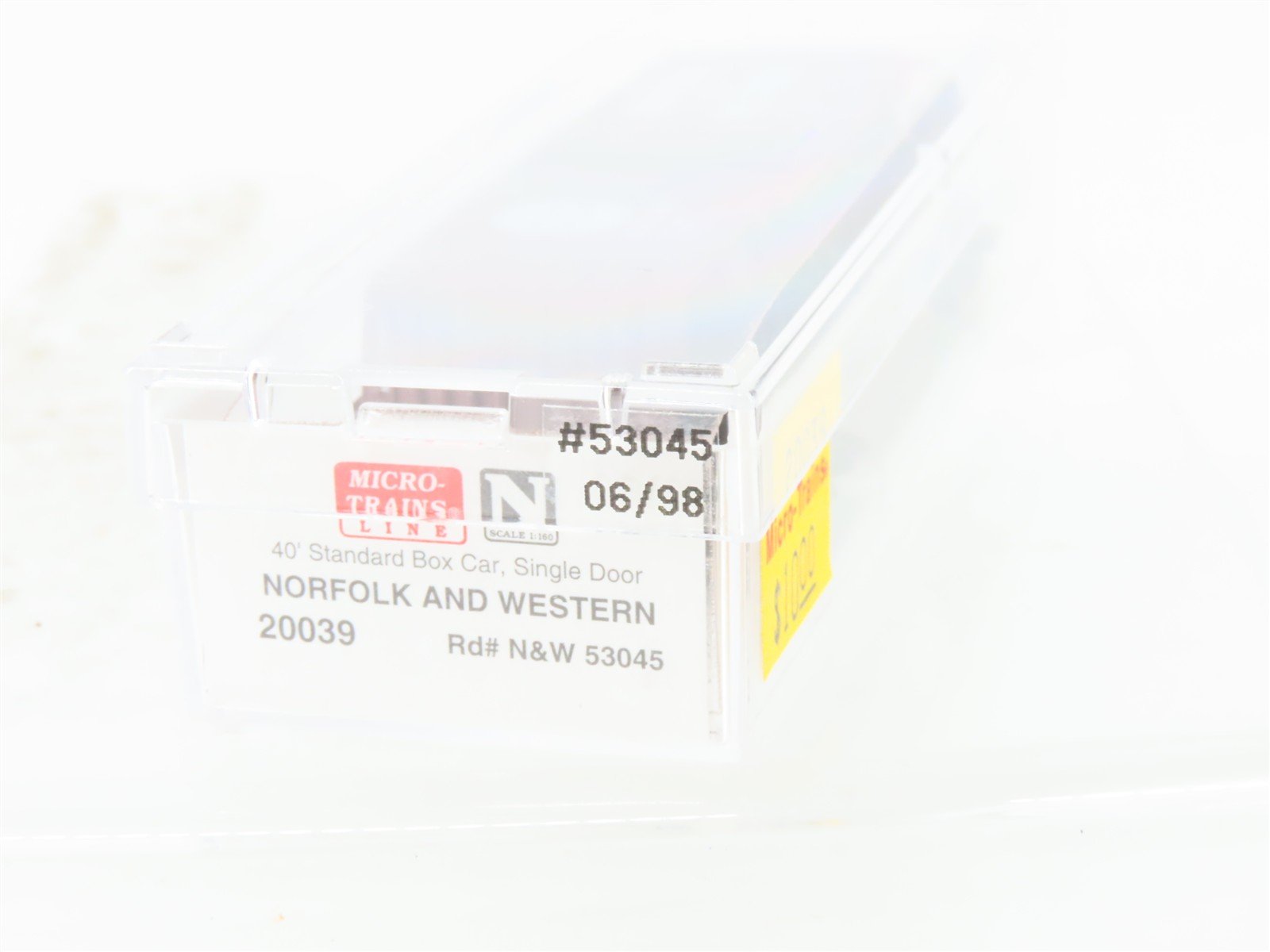 N Scale Micro-Trains MTL 20039 N&W Norfolk & Western 40' Box Car #53045