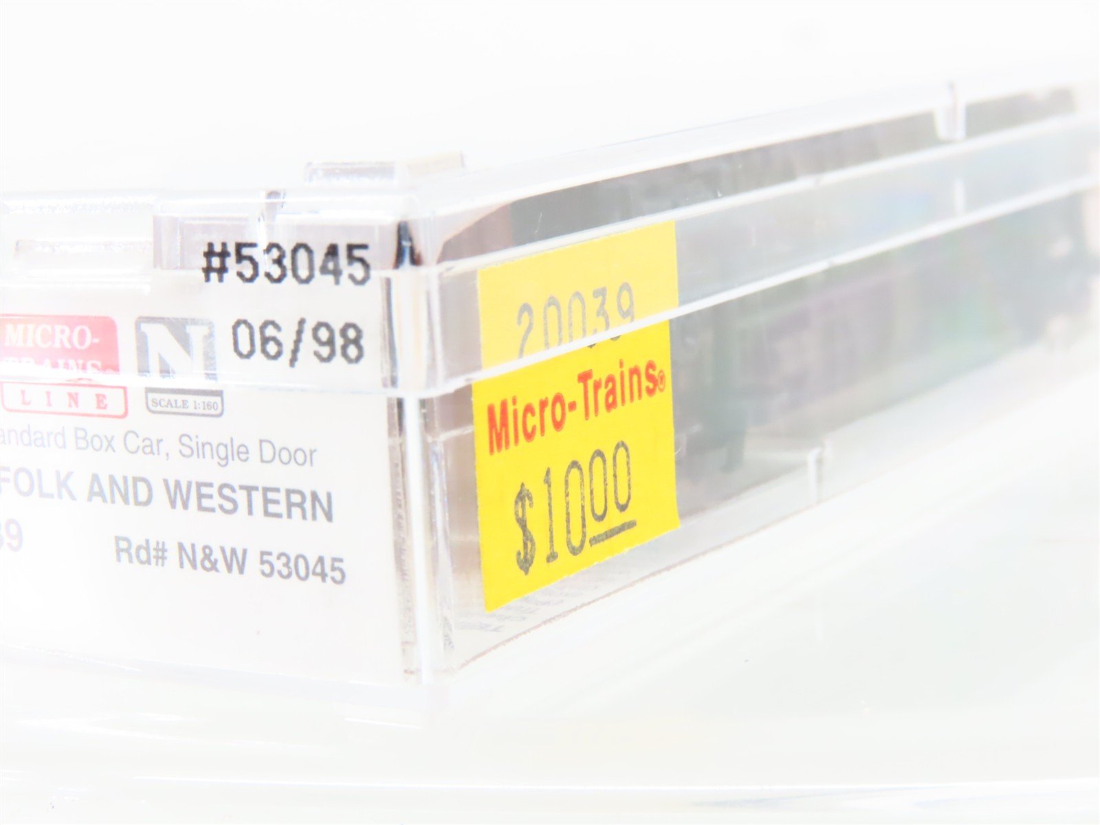 N Scale Micro-Trains MTL 20039 N&W Norfolk & Western 40' Box Car #53045