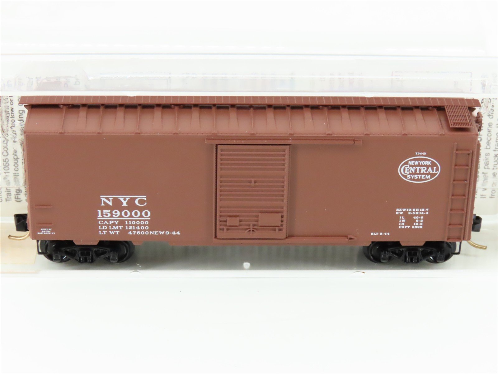 N Scale Micro-Trains MTL 20047 NYC New York Central System 40' Box Car #159000