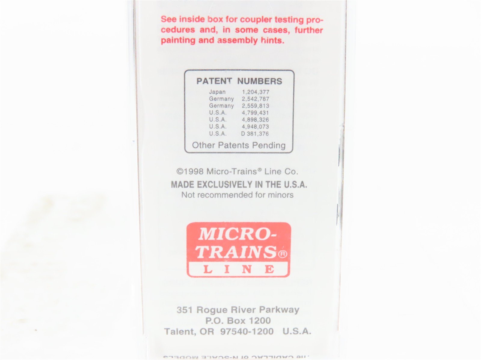 N Scale Micro-Trains MTL 20047 NYC New York Central System 40' Box Car #159000