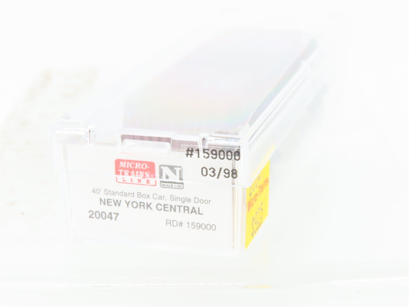 N Scale Micro-Trains MTL 20047 NYC New York Central System 40' Box Car #159000