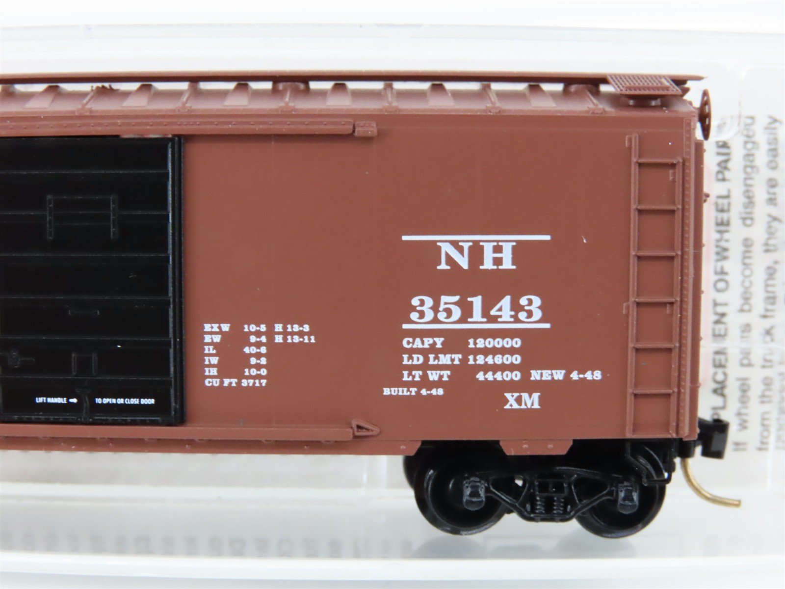 N Micro-Trains MTL 20029 NH New York, New Haven & Hartford 40' Box Car #35143