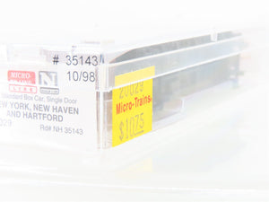 N Micro-Trains MTL 20029 NH New York, New Haven & Hartford 40' Box Car #35143