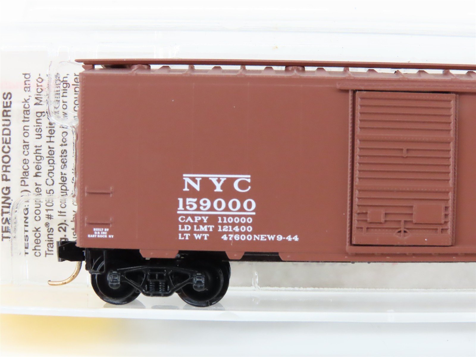 N Scale Micro-Trains MTL 20047 NYC New York Central System 40' Box Car #159000