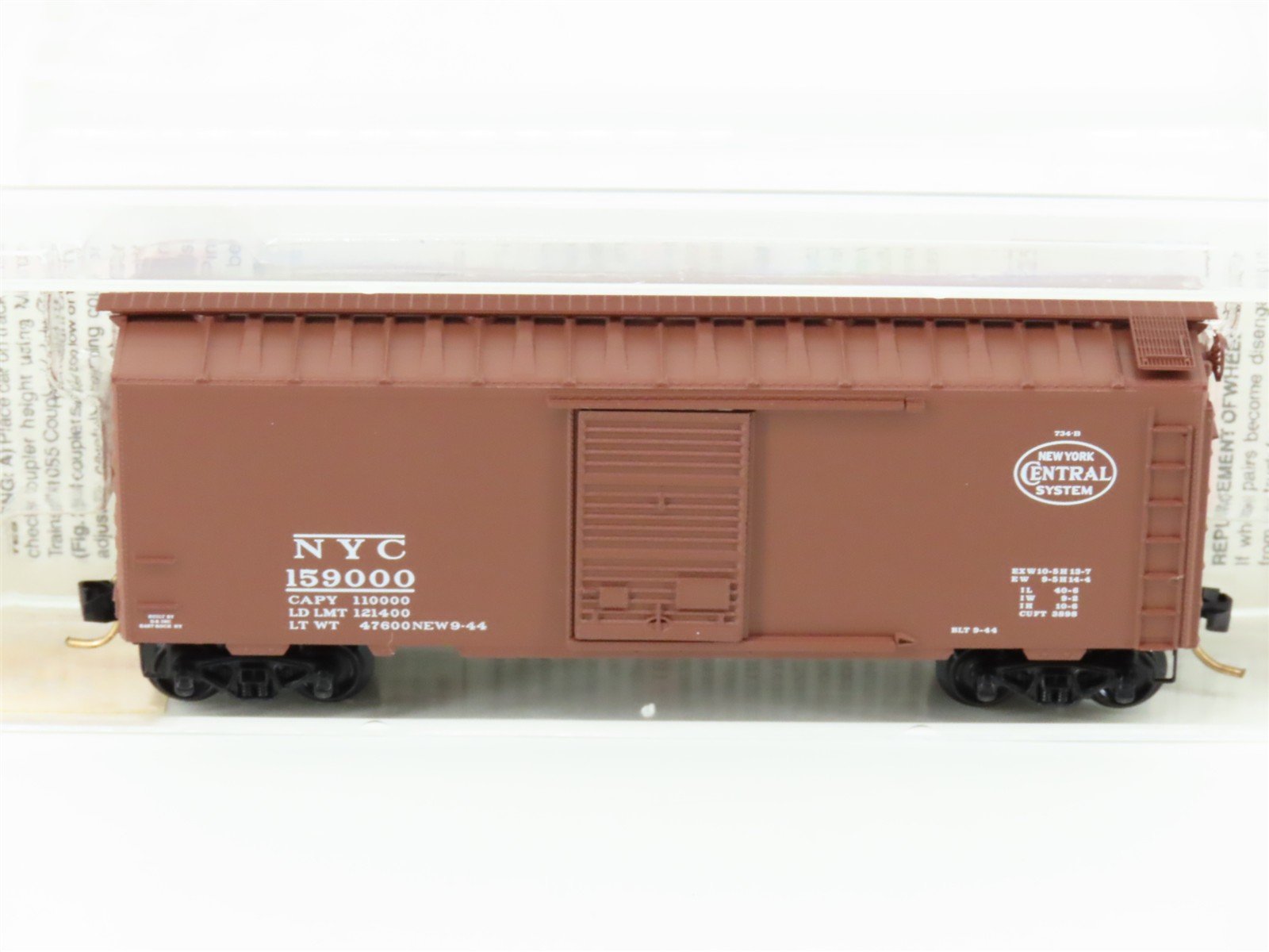 N Scale Micro-Trains MTL 20047 NYC New York Central System 40' Box Car #159000