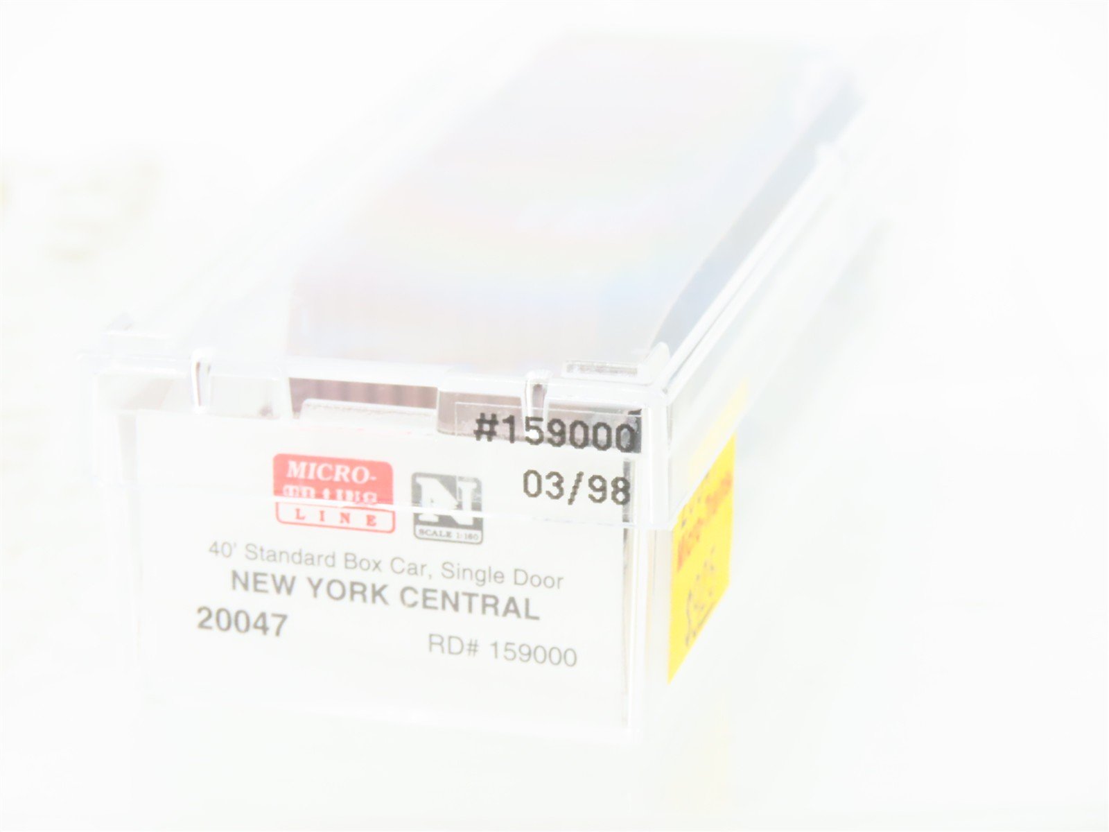 N Scale Micro-Trains MTL 20047 NYC New York Central System 40' Box Car #159000