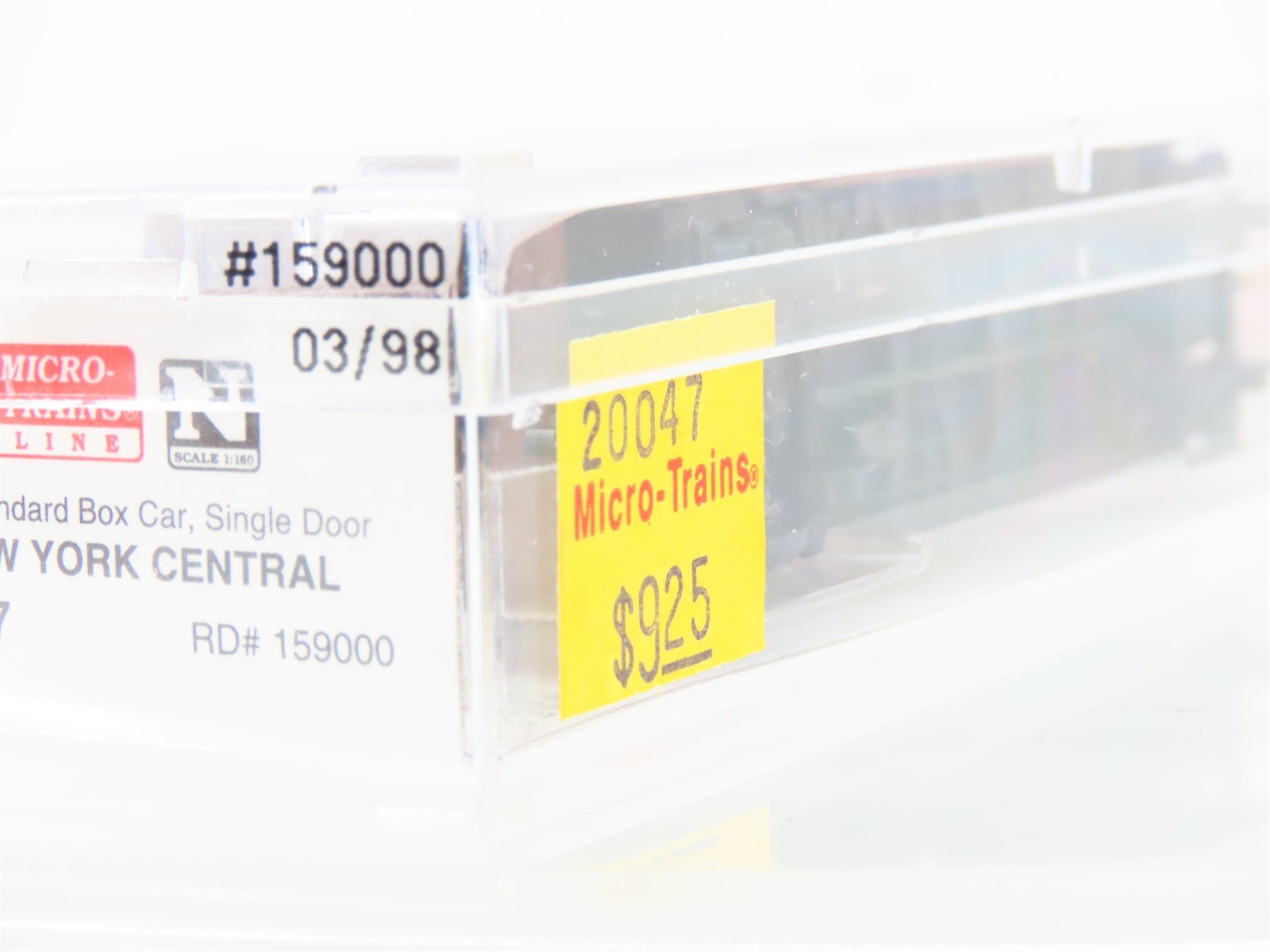N Scale Micro-Trains MTL 20047 NYC New York Central System 40' Box Car #159000