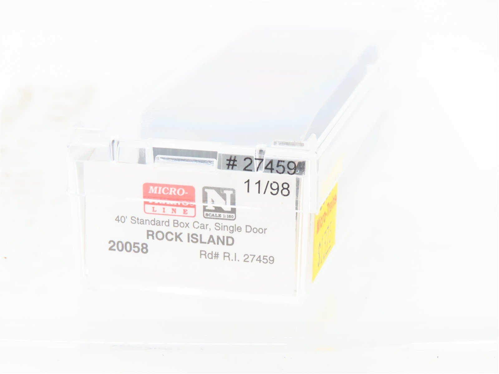 N Scale Micro-Trains MTL 20058 RI Rock Island 40' Single Door Box Car #27459