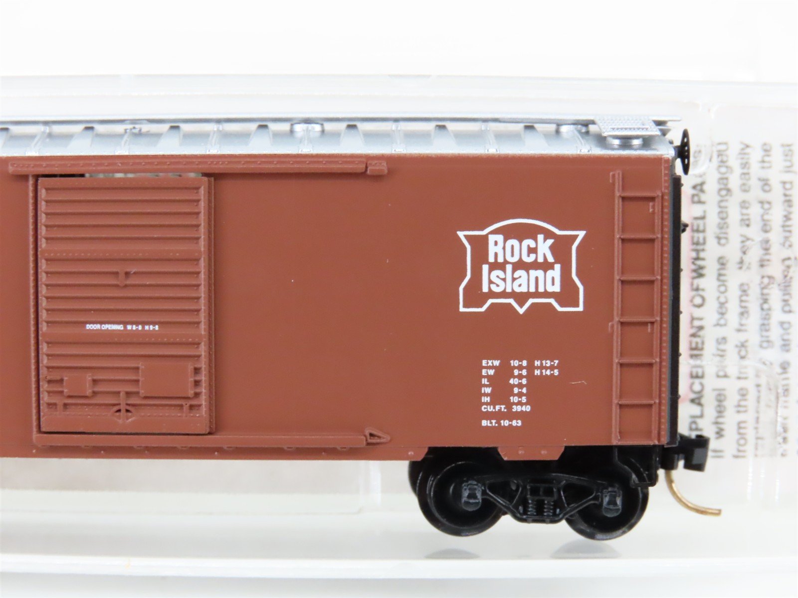 N Scale Micro-Trains MTL 20058 RI Rock Island 40' Single Door Box Car #27459