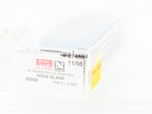 N Scale Micro-Trains MTL 20058 RI Rock Island 40' Single Door Box Car #27459