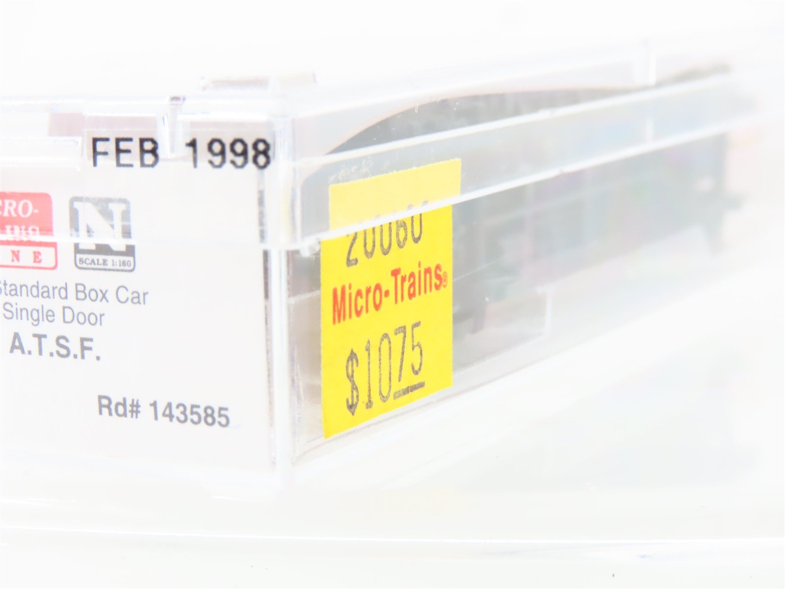 N Scale Micro-Trains MTL 20060 ATSF Santa Fe Grand Canyon 40' Box Car #143585