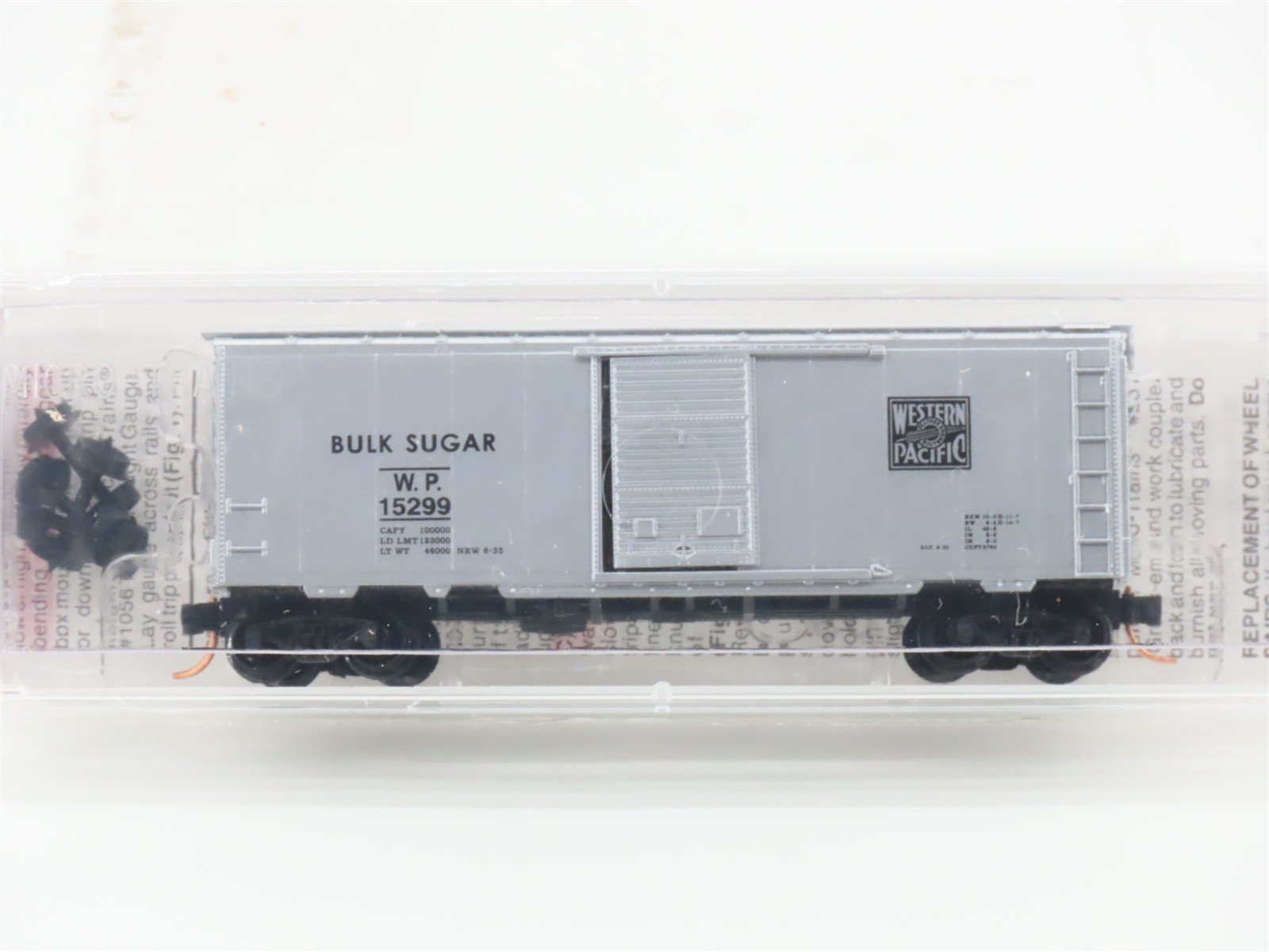 N Micro-Trains MTL 20076 WP Feather River Route Bulk Sugar 40' Box Car #15299