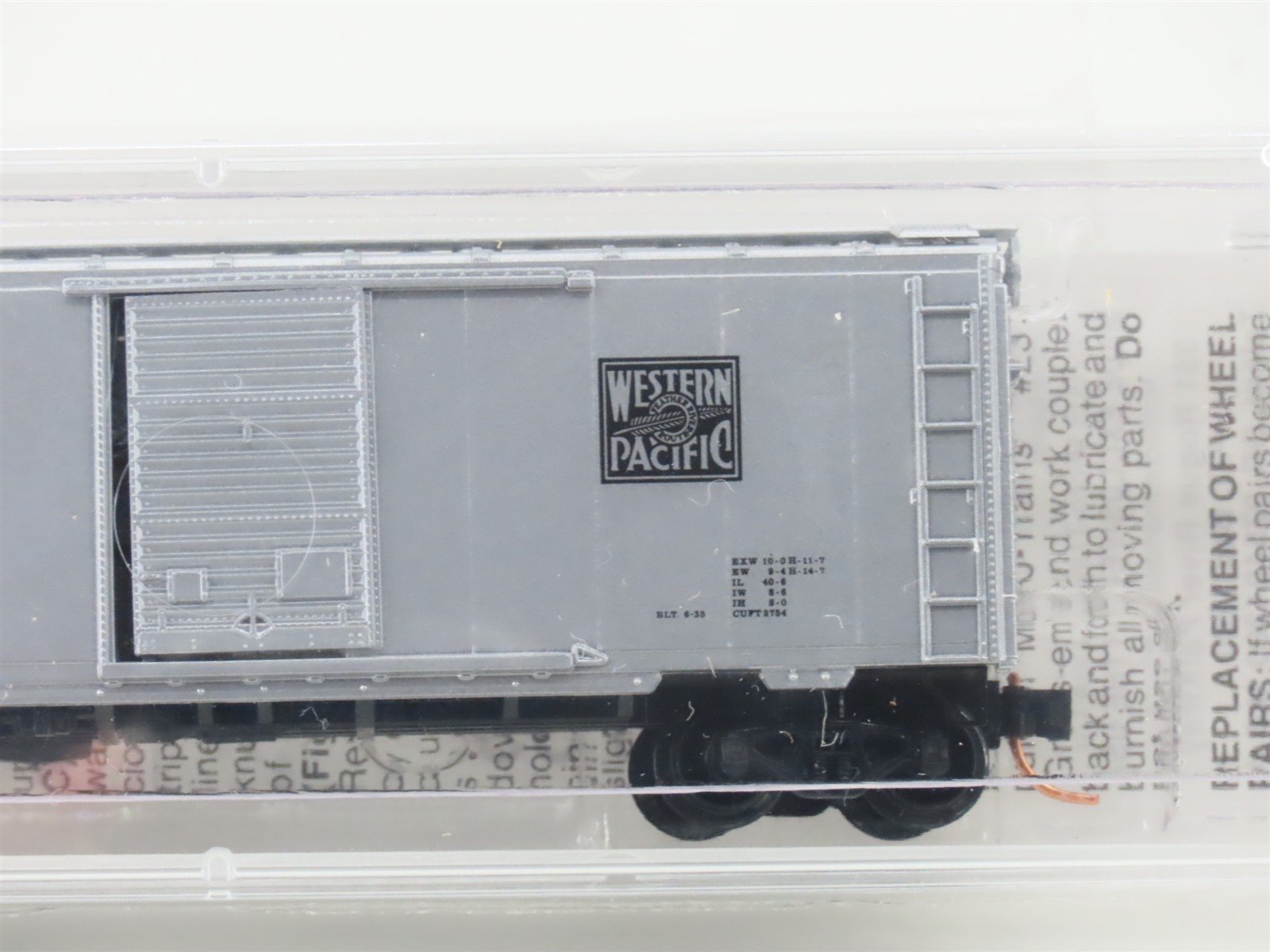 N Micro-Trains MTL 20076 WP Feather River Route Bulk Sugar 40' Box Car #15299