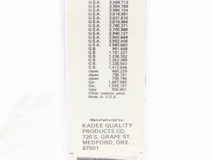 N Kadee Micro-Trains MTL 20020 ATSF Santa Fe Super Chief 40' Box Car #144537