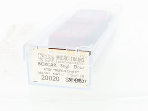 N Kadee Micro-Trains MTL 20020 ATSF Santa Fe Super Chief 40' Box Car #144537