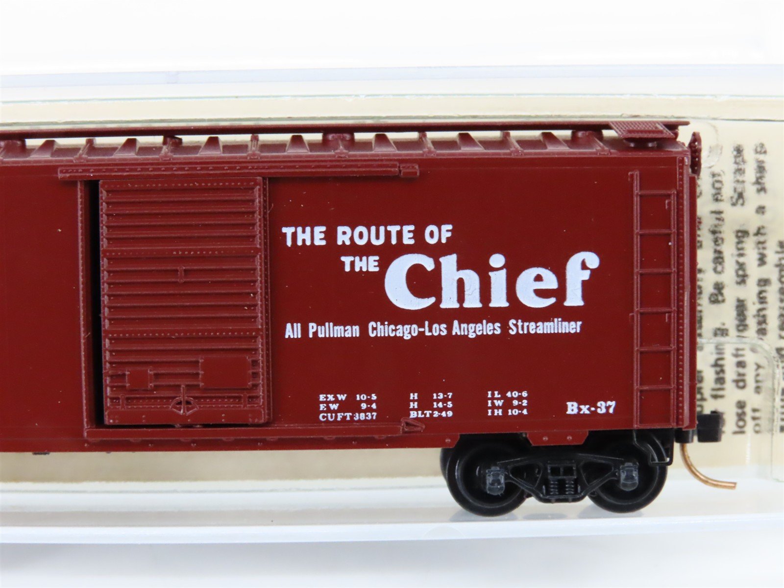 N Scale Kadee Micro-Trains MTL 20030 ATSF Santa Fe Chief 40' Box Car #144699