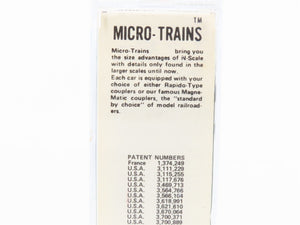 N Scale Kadee Micro-Trains MTL 20030 ATSF Santa Fe Chief 40' Box Car #144699