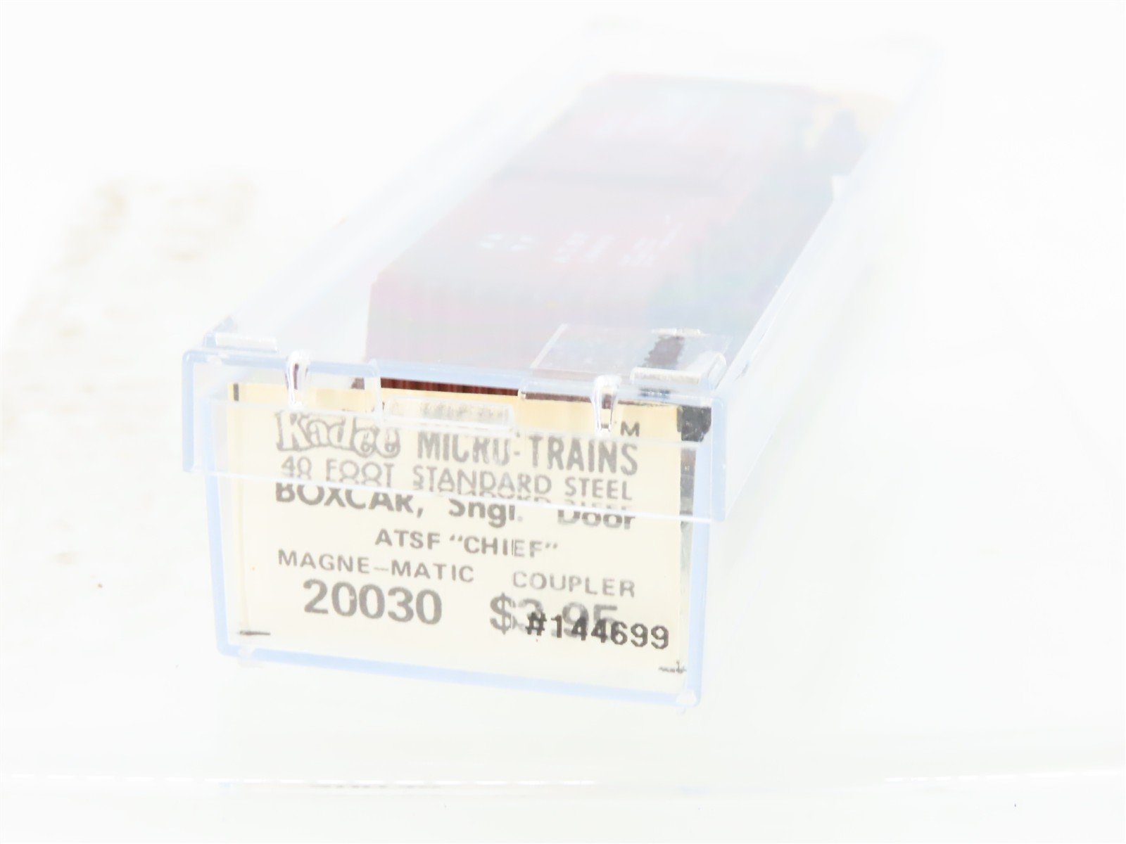 N Scale Kadee Micro-Trains MTL 20030 ATSF Santa Fe Chief 40' Box Car #144699