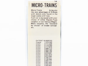 N Scale Kadee Micro-Trains MTL 20040 ATSF Santa Fe El Capitan 40' Boxcar #144582