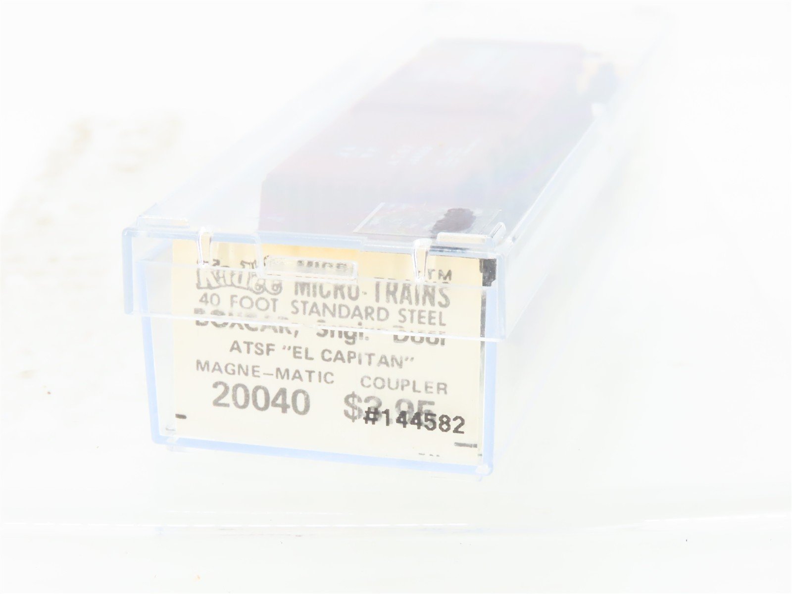 N Scale Kadee Micro-Trains MTL 20040 ATSF Santa Fe El Capitan 40' Boxcar #144582