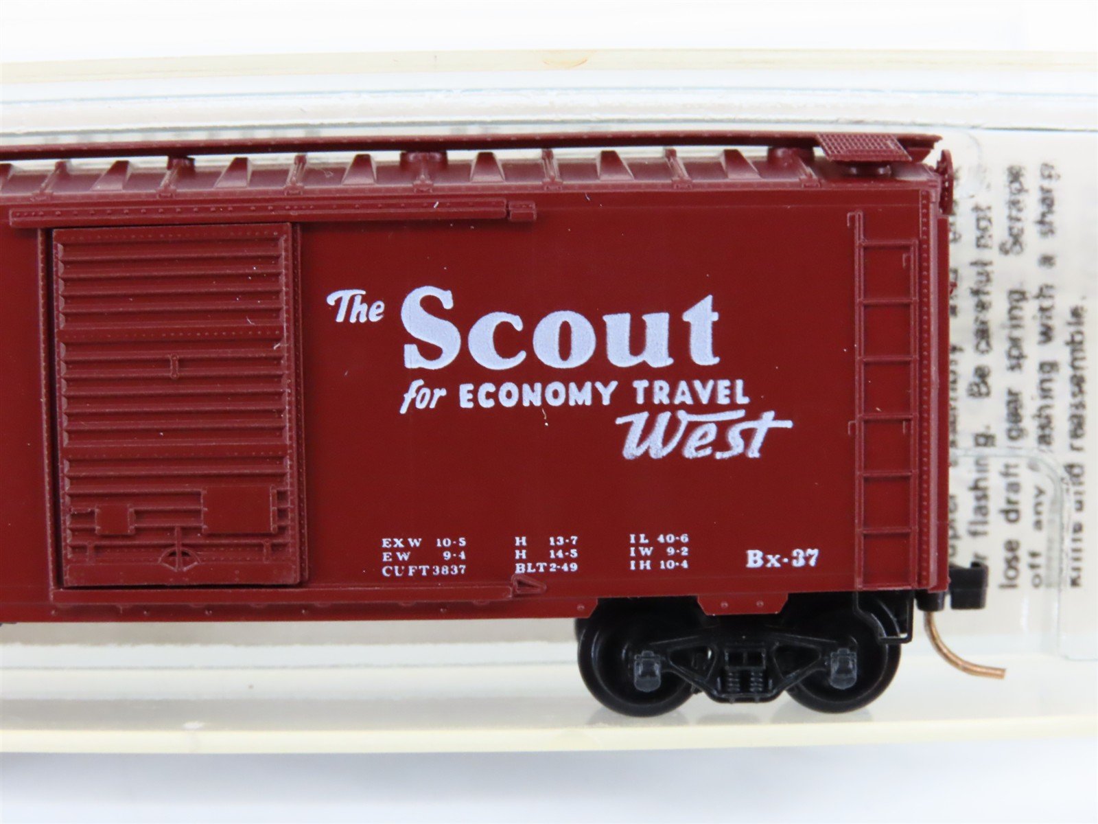 N Scale Kadee Micro-Trains MTL 20050 ATSF Santa Fe Scout 40' Box Car #144430