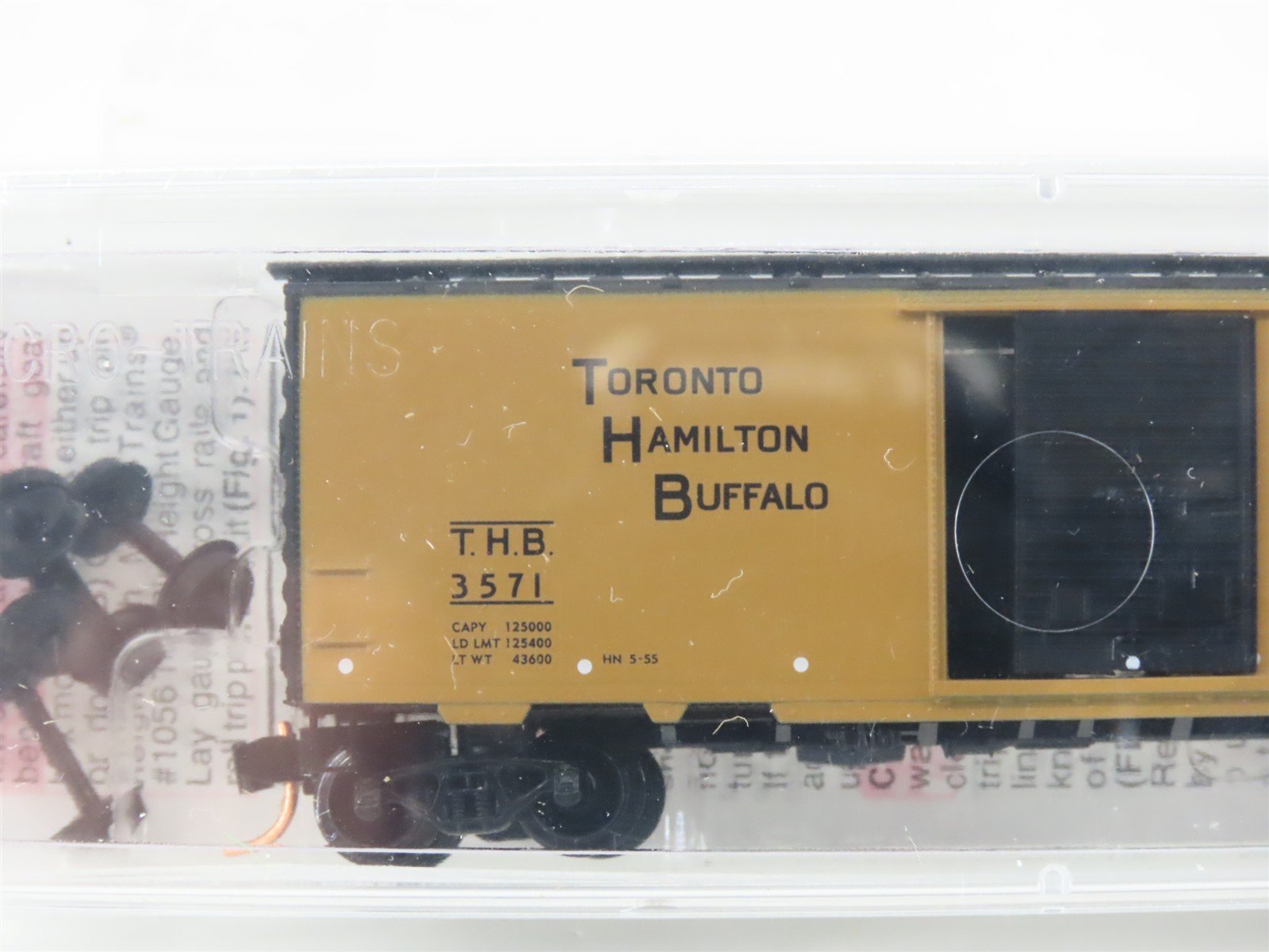 N Scale Micro-Trains MTL 20036 THB Toronto Hamilton & Buffalo 40' Box Car #3571