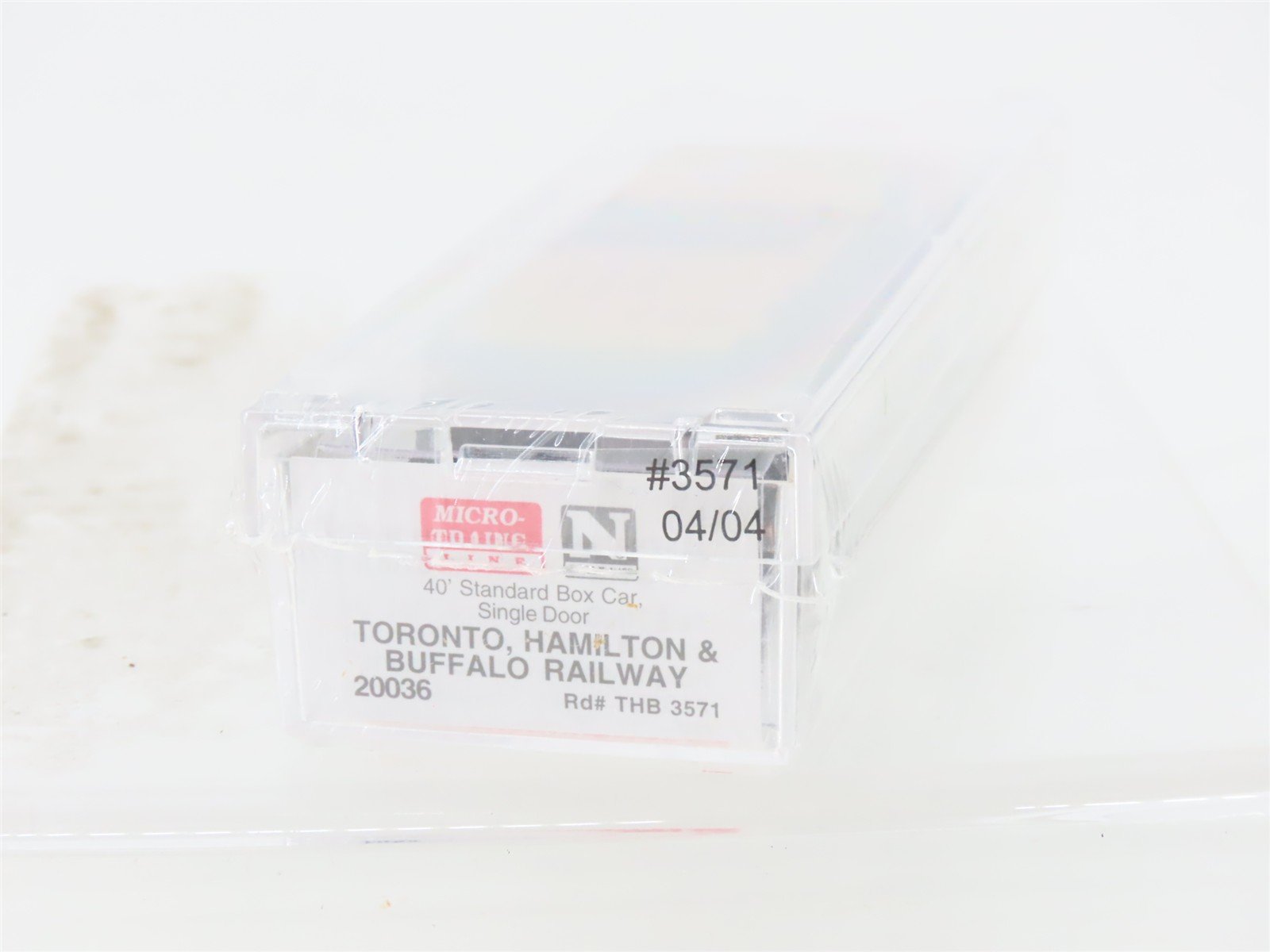 N Scale Micro-Trains MTL 20036 THB Toronto Hamilton & Buffalo 40' Box Car #3571