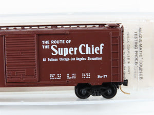 N Kadee Micro-Trains MTL 20020 ATSF Santa Fe Super Chief 40' Box Car #144572