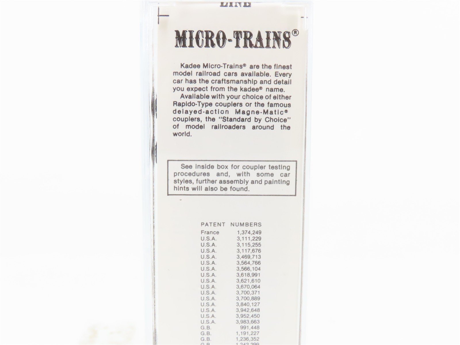 N Kadee Micro-Trains MTL 20020 ATSF Santa Fe Super Chief 40' Box Car #144572