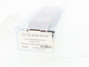 N Kadee Micro-Trains MTL 20020 ATSF Santa Fe Super Chief 40' Box Car #144572